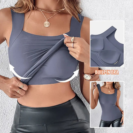 Built In Comfortable Tanktop Bra
