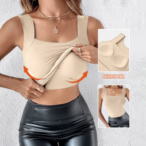 Built In Comfortable Tanktop Bra