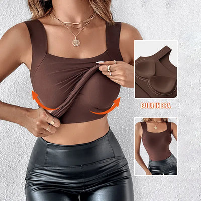 Built In Comfortable Tanktop Bra